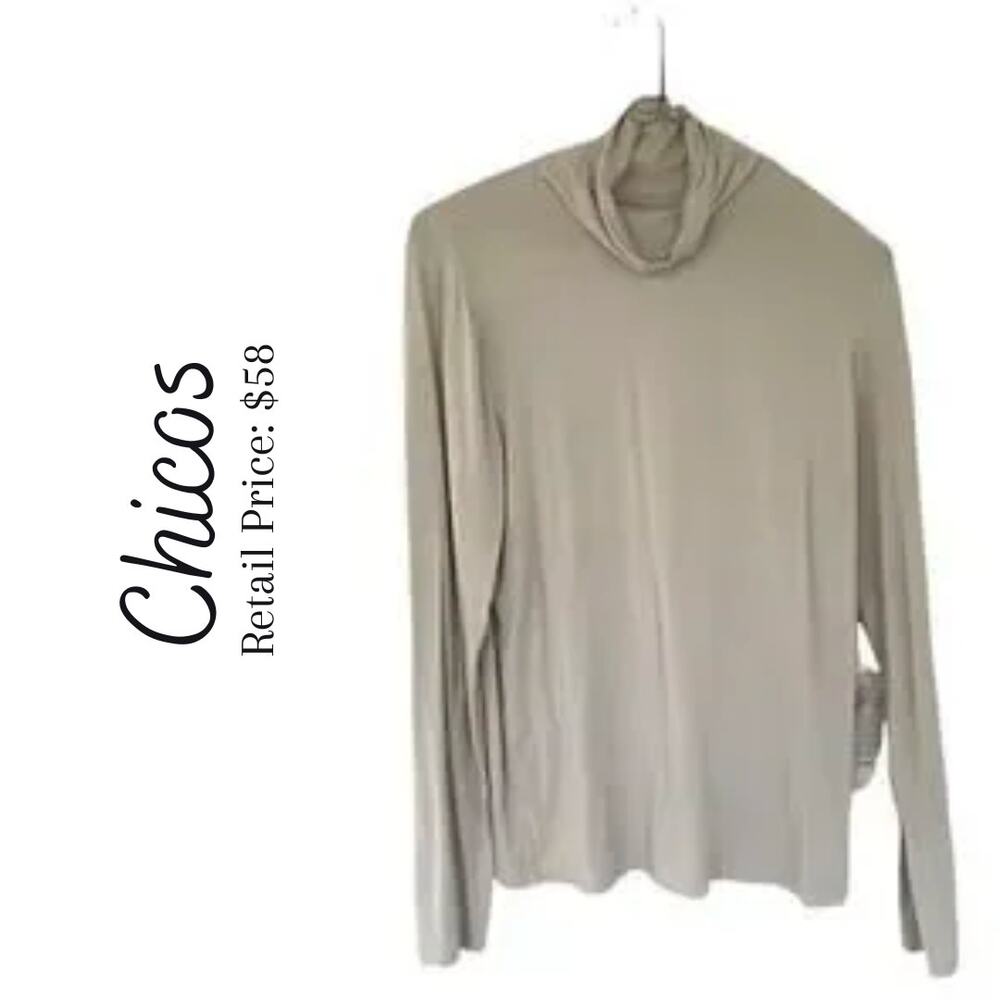 Chico’s Fall's Arrival Long sleeve Turtleneck Size 1